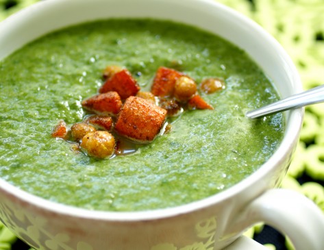 Watercress & Spinach soup